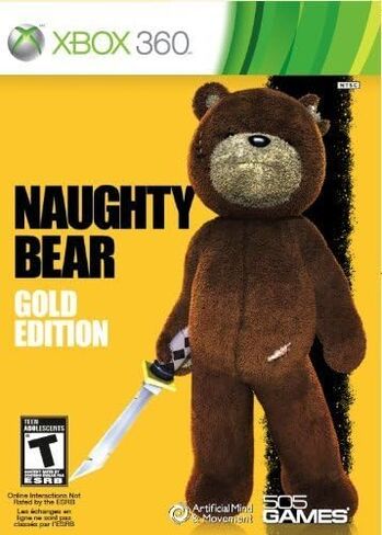 Naughty Bear الإصدار الذهبي -Xbox 360 (متجدد) in Saudi Arabia