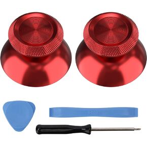 Metal Thumbsticks for PS5 Controller, Aluminum Joystick Replacement Kit for Dualsense Controller Accessories (Black) in Saudi Arabia