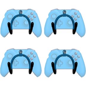 YYST Mini Flexible Wall Mount Holder Rack Organizer for PS3/PS4/PS5/Xbox 360/Xbox One/S/X/Elite/Series S/Series X Controller, Pro Controller - 4/PK- No Game Controller in Kuwait