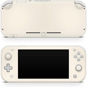 Tacky Design Cream Solid Color Decal Skin Compatible with Nintendo Switch Lite, Premium Vinyl 3M Full Wrap Cover Decal in Saudi Arabia