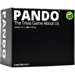 PANDO NSFW Edition - The Super Adult Party Game and Conversation Starter for Friends and Couples - Obscene Icebreaker Game and Get to Know You Game in Saudi Arabia