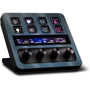 MightySkins Glossy Glitter Skin Compatible with Elgato Stream Deck + - Pastel Pour | Protective, Durable High-Gloss Glitter Finish | Easy to Apply, Remove, and Change Styles | Made in The USA in Kuwait