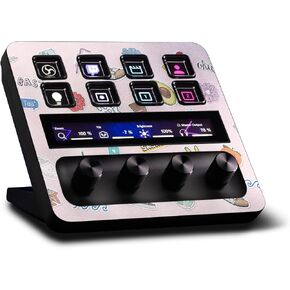 MightySkins Glossy Glitter Skin Compatible with Elgato Stream Deck + - VSCO1 | Protective, Durable High-Gloss Glitter Finish | Easy to Apply, Remove, and Change Styles | Made in The USA in Saudi Arabia