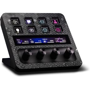 MightySkins Carbon Fiber Skin Compatible with Elgato Stream Deck + Digital Camo | Protective, Durable Textured Carbon Fiber Finish | Easy to Apply | Made in The USA in Saudi Arabia