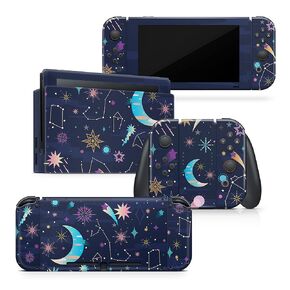 Tacky Design Planets Skin Compatible with Nintendo Switch - Galaxy Planets Skin Wrap Cover, Premium Vinyl 3M Full Wrap Decal (Stars) in Saudi Arabia