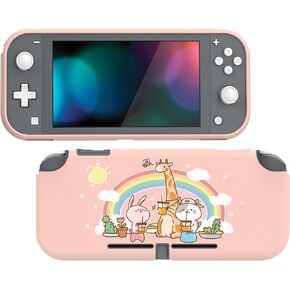 PlayVital Animals Party Custom Protective Case for Nintendo Switch Lite, Soft TPU Slim Case Cover for Nintendo Switch Lite