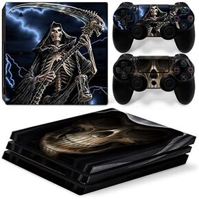 FYPRO Vinyl Cover Decal PS4 Pro Skin Sticker for Sony Playstation 4 Pro Console 2 Controllers Skins 2# in Saudi Arabia
