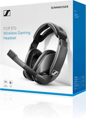 Sennheiser GSP 370 Over-Ear Wireless Gaming Headset, Low-Latency Bluetooth,Noise-Cancelling Mic, Flip-to-Mute, Audio Presets - PC, Mac, Windows, and PS4 Compatible - Black (Renewed) in Saudi Arabia