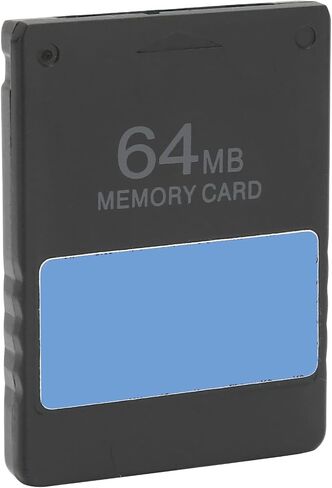 بطاقة FMCB Free McBoot، بطاقة ذاكرة وحدة تحكم الألعاب سعة 64 ميجابايت، لجهاز PS2 السميك، بطاقة البرنامج الخارجية FMCB V1.966، تخزين الملفات والألعاب، التوصيل والتشغيل in Saudi Arabia