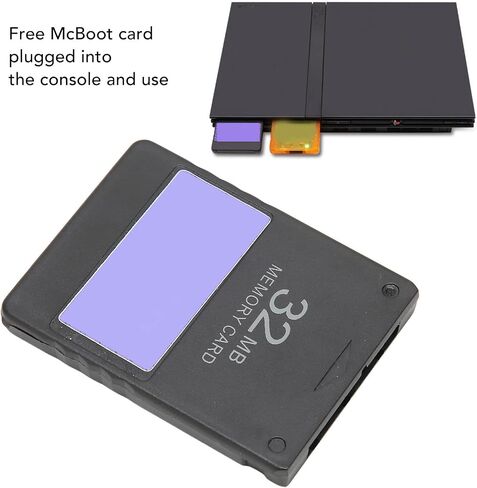 Septpenta FMCB Free McBoot Card for PS2 Thin Game Consoles, Plug and Play, Help You to Start Games on Your Hard Disk or USB Disk, 32MB Memory Card Must for PS2 Gamers in Kuwait