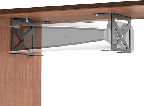 حامل Geekria تحت المكتب متوافق مع حامل وحدة التحكم Playstation 5، حامل من سبائك الألومنيوم مناسب لملحقات ألعاب أقراص PS5 (أسود) in Kuwait