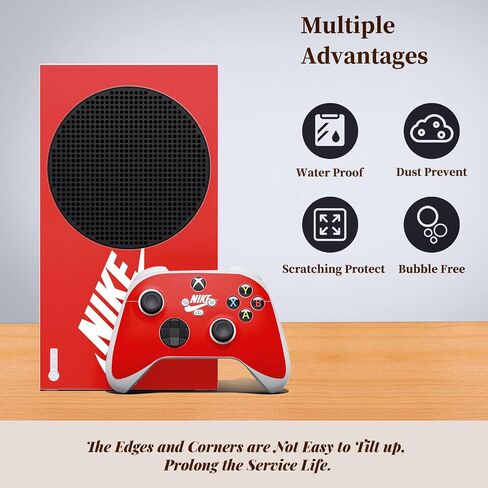 غلاف Xbox Series S لوحدة التحكم ووحدات التحكم، وغطاء واقي من الفينيل، وغطاء لاصق - صندوق أحذية in Saudi Arabia