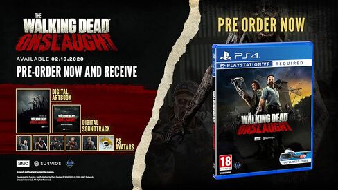 لعبة The Walking Dead: Onslaught Sheriff Rick and Hunter Daryl Edition PSVR (PS4) in Kuwait