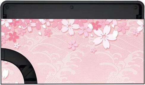 مجموعة ملصقات واقية كاملة من PlayVital لطراز Nintendo Switch OLED، وأغطية لاصقة من الفينيل مخصصة لوحدة تحكم Switch OLED وJoycon & Dock & Grip - بتلات أزهار الكرز in Saudi Arabia