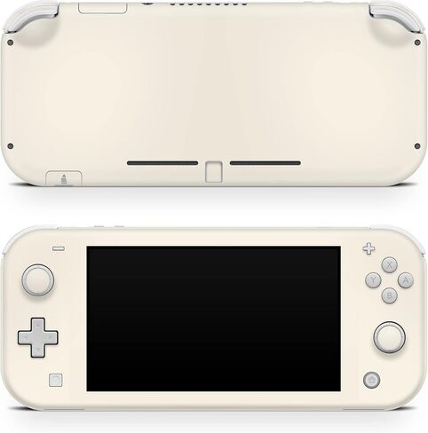 Tacky Design Cream Solid Color Decal Skin Compatible with Nintendo Switch Lite, Premium Vinyl 3M Full Wrap Cover Decal in Kuwait