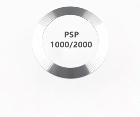 2 × غطاء تزيين للباب الخلفي UMD مزود بحلقة فضية مع لاصق لقطعة غيار PSP 1000 2000 in Saudi Arabia