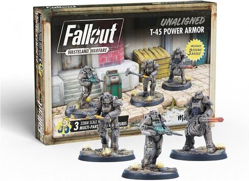 Modiphius Fallout - Wasteland Warfare - Unaligned T-45 Power Armour in Saudi Arabia