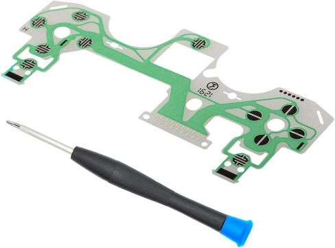 MMOBIEL Flex Ribbon Conductive Film Keypad Replacement for PlayStation PS4 Slim Pro Controller Dualshock 4 JDS-040 Incl (+) Screwdriver in Saudi Arabia