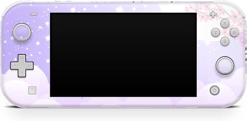 TACKY DESIGN Sakura Skin Compatible with Nintendo Switch lite Skin, Cherry Blossom Purple Switch lite Skin Vinyl 3m Stickers Full wrap Cover in Saudi Arabia