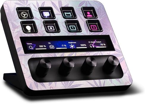 غلاف MightySkins اللامع المتوافق مع Elgato Stream Deck + - مموه برتقالي | لمسة نهائية لامعة واقية ومتينة شديدة اللمعان | سهل التطبيق والإزالة وتغيير الأنماط | صنع في الولايات المتحدة الأمريكية in Kuwait