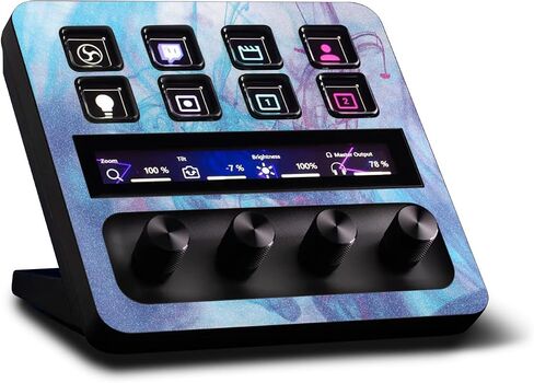 غلاف MightySkins اللامع المتوافق مع Elgato Stream Deck + - مموه برتقالي | لمسة نهائية لامعة واقية ومتينة شديدة اللمعان | سهل التطبيق والإزالة وتغيير الأنماط | صنع في الولايات المتحدة الأمريكية in Kuwait