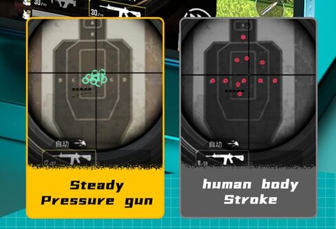 2022 New Model Seven Trees Mobile Game Controller for PUBG/Fornite/Knives Out/Rules of Survival/Call of Duty Gamepad Trigger Aim Button L1R1 L2 R2 Shooter Joystick for iPhone Android iPad Mini 5 Phone Game Pad Accesorios (Black) in Saudi Arabia