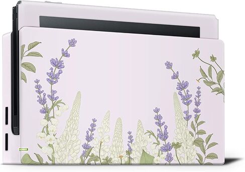 TACKY DESIGN Lavender Skin Compatible with Nintendo Switch Skin, Lupine Vinyl 3m Decal Stickers Full Cover in Saudi Arabia