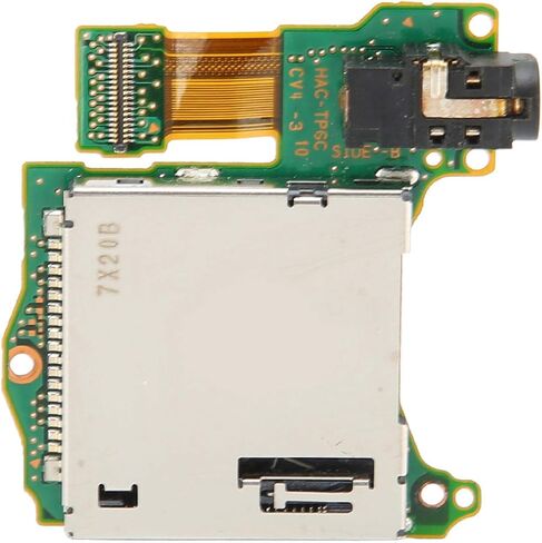 Vbestlife Switch Card Slot Reader Switch Game Cartridge Tray Headphones Jack Port Replacement Game Card Slot Game Cartridge Tray Connector Card Slot Replacement for Switch Repair Part in Saudi Arabia