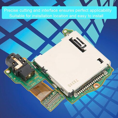 Vbestlife Switch Card Slot Reader Switch Game Cartridge Tray Headphones Jack Port Replacement Game Card Slot Game Cartridge Tray Connector Card Slot Replacement for Switch Repair Part in Saudi Arabia
