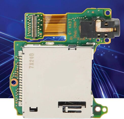 Vbestlife Switch Card Slot Reader Switch Game Cartridge Tray Headphones Jack Port Replacement Game Card Slot Game Cartridge Tray Connector Card Slot Replacement for Switch Repair Part in Saudi Arabia