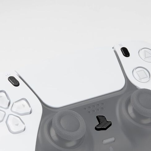 مجموعة أزرار معدنية من الألومنيوم من TOMSIN من أجل جهاز تحكم PS5 (أسود) in Kuwait