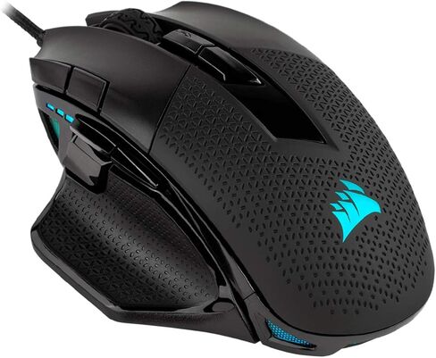Corsair Nightsword RGB, Performance Tunable FPS/MOBA Gaming Mouse, Black, Backlit RGB LED, 18000 DPI, Optical (Renewed) in Saudi Arabia