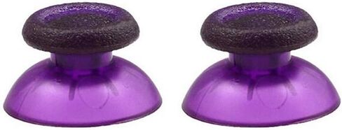 2 × غطاء عصا التحكم Thumbsticks Thumb Grip Stick لوحدة تحكم نظام ألعاب PS4 - أرجواني شفاف in Saudi Arabia