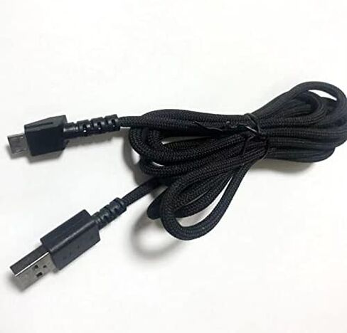 كيبل شحن USB لماوس الالعاب اللاسلكي ريزر ديث ادر v2 برو وباسيليسك وريزر فايبر التيميت هايبر سبيد أخف ماوس لاسلكي للالعاب in Saudi Arabia