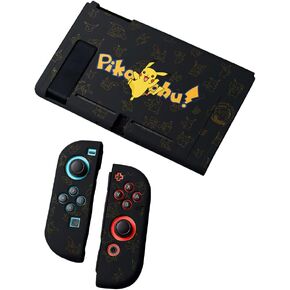 PERFECTSIGHT Protective Case Compatible with Nintendo Switch | Cute Soft TPU Anti-Slip Skin Grip Cover | Hard Shell Dockable Case | Anti-Scratch Shockproof Slim Cover Case | Kawaii Anime Magic Moon