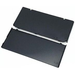 for New 3DS 2015 Version Front Back Faceplate Plates Upper & Back Battery Housing Shell Case Cover (Black) in Kuwait