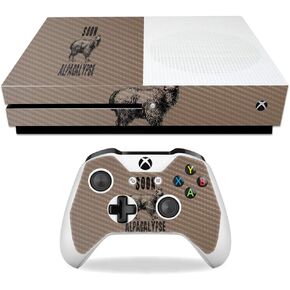 MIGHTY SKINS MightySkins Carbon Fiber Skin for Microsoft Xbox One S - Cow Print | Protective, Durable Textured Carbon Fiber Finish | Easy to Apply, Remove, and Change Styles | Made in The USA in Kuwait
