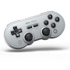لوحة ألعاب Nargos 8BitDo SN30 Pro اللاسلكية بتقنية البلوتوث لأجهزة Nintendo Switch والكمبيوتر الشخصي وMacOS وAndroid وSteam وRaspberry Pi مع عصا تحكم كلاسيكية مزدوجة (إصدار رمادي) in Kuwait