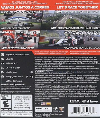 F1 2020 Standard Edition - Xbox One Standard Edition in Kuwait