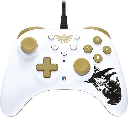 HORI Nintendo Switch HORIPAD Turbo (Mario) Ergonomic Wired Controller Pad - Offically Licensed by Nintendo in Saudi Arabia