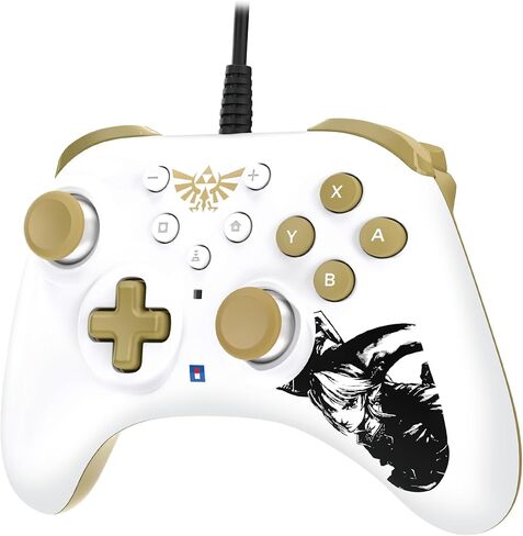 HORI Nintendo Switch HORIPAD Turbo (Mario) Ergonomic Wired Controller Pad - Offically Licensed by Nintendo in Saudi Arabia