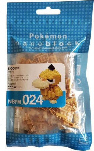 nanoblock - 2 Sets Bundle - Gyarados and Psyduck (Koduck in Japan) - Adjustable Pokemon Characters (Japan Import) in Saudi Arabia