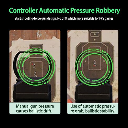 محول ألعاب TERIOS متوافق مع PS5/PS4/Xbox Series X/S/One S/Elite1/2 /Switch Pro Controller على وحدة تحكم PS5، مناسب لجميع ألعاب PS5، مع صوت ستيريو، مجموعة زر واحدة، وظيفة الحسية الجسدية in Kuwait