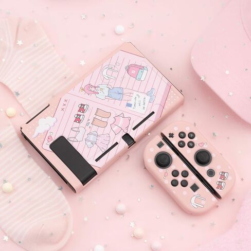 GeekShare Protective Case for Nintendo Switch, Soft TPU Slim Case Cover Compatible with Nintendo Switch Console and Joy-Con (Wear Manual) in Saudi Arabia