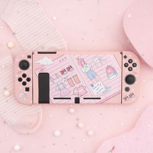 GeekShare Protective Case for Nintendo Switch, Soft TPU Slim Case Cover Compatible with Nintendo Switch Console and Joy-Con (Wear Manual) in Saudi Arabia