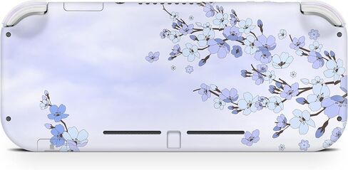 TACKY DESIGN Cherry Blossom Skin Compatible with Nintendo Switch lite,Kawaii Blue Switch lite Stickers Vinyl 3m Decal Cute Sakura Full wrap Cover in Saudi Arabia