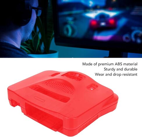 Protective Case for N64, Carrying Storage Case for N64, Translucent Retro Video Game Console Case Replacement Game Console Protective Shell for N64 Game Console in Saudi Arabia