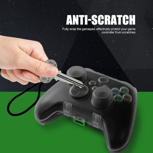حافظة وحدة تحكم Xbox Series X، حافظة حماية صلبة لوحدة تحكم Xbox Series S، ملحقات وحدة تحكم Xbox Series X - أسود in Kuwait