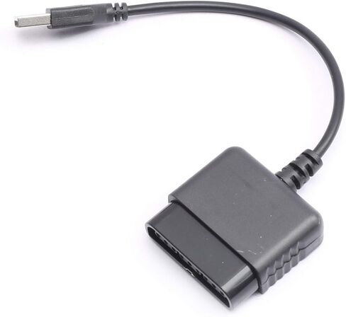 DEVMO 2 Pcs USB Cable PS2 to PS3 Video Game Controller Adapter Converter Compatible with Sony PS2 PS3 PC Playstation 2 Playstation 3 in Saudi Arabia