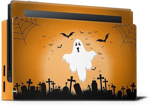 تصميم TACKY DESIGN Halloween Skin متوافق مع Nintendo Switch، وGhost Switch Skin، وملصق الفينيل 3M، وغطاء ملتف كامل in Saudi Arabia